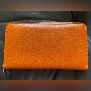 BNWOT Furla Clutch Wallet Orange